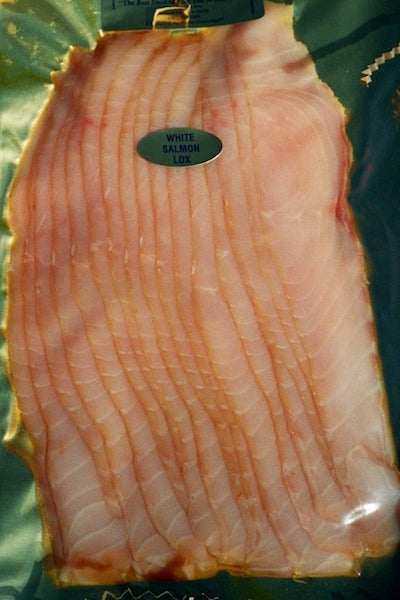 Smoked White King Salmon Lox
